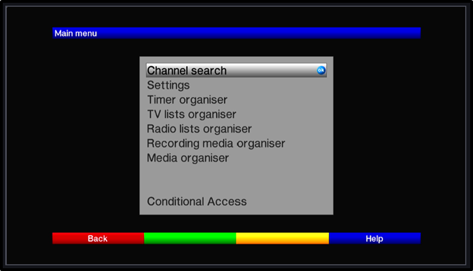 Channel search