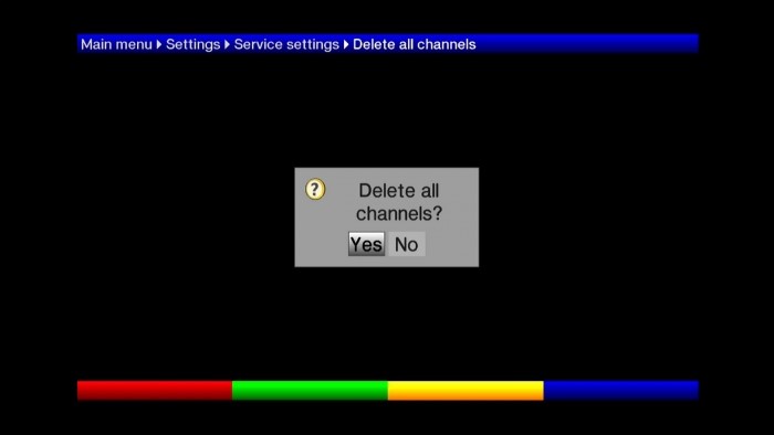 delete channels